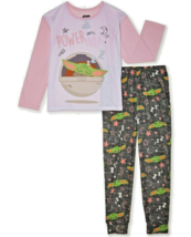 Baby Yoda Pajamas PJs The Child Pink Star Wars 2 Piece Set Size XS 4-5 NEW - £7.12 GBP