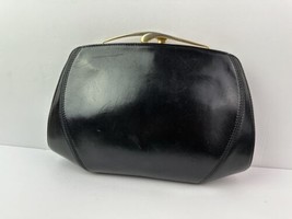 Vintage De Vecchi Hamilton Hodge Genuine Leather Purse Structured Bag - £59.29 GBP