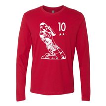 Generic kylian Soccer Player Number 10 Long Sleeve T-Shirt, France Champ... - £22.49 GBP