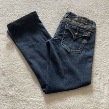Miss Me Embellished Jeans, Size 29, Cotton Blend, Denim, Pockets, Low Rise - £43.49 GBP