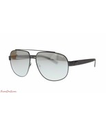 Armani Exchange Aviator AX2019 60636G Matte Black Mirror Silver Mens Sun... - $61.11