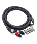 6AN Braided Fuel Feed Line Kit for 10th Gen Honda Civic 1.5T 2016+ | K-M... - £99.99 GBP
