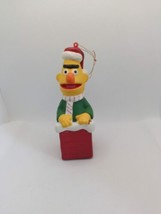 Kurt Adler Sesame Street Burt Santa Hat in Chimney Christmas Ornament - £11.76 GBP