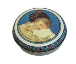 Mother &amp; Child Hugs In Kisses Bristol Ware USA 1907 Vintage Tin - $10.50
