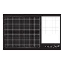 Tim Holtz Glass Cutting Mat - Large Work Surface with 12x14 Measuring Grid and P - £28.12 GBP
