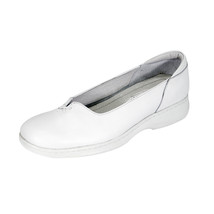 24 Hour Comfort Cali Women&#39;s Wide Width Comfort Leather Slip On Shoes - $35.95