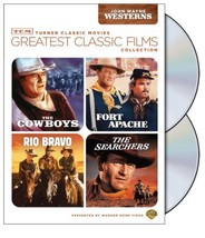 Tcm Greatest Classic Films Collection John Wayne Westerns The Cowboys Fort Apach - £10.54 GBP