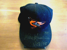 MIKE MUSSINA BALTIMORE ORIOLES YANKEES HOF SIGNED AUTO PRO NEW ERA CAP H... - $197.99