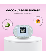 Coconut Soap Sponge – Tropical Bliss for Your Skin - $19.17 CAD