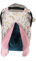 Unicorn Pink Baby Car Seat Canopy/Nursing Cover - £14.94 GBP