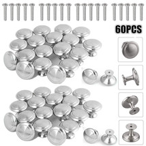 60Pcs Stainless Steel Door Drawer Knobs Lot Kitchen Cabinet Handle Dress... - £26.37 GBP