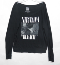 NIRVANA BLEACH FEA merchandising shirt top womens Sz XL Band Album Cover Kurt - £22.37 GBP