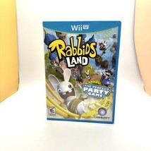 Rabbids Land (Nintendo Wii U, 2012) Case Disc And Manual Included - $14.95