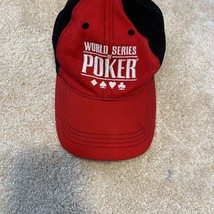 World Series Of Poker Strapback Red and  Black Hat - £11.00 GBP