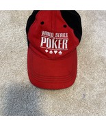 World Series Of Poker Strapback Red and  Black Hat - £10.95 GBP