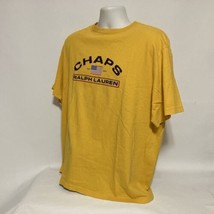 Vintage Chaps Ralph Lauren USA Flag T-Shirt Men&#39;s XL Yellow - $22.49