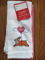 Harper Lane 2 Pack Hand Towels &quot; Love&quot; Valentine&#39;s Day - £14.98 GBP