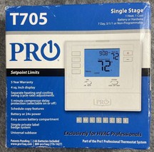 PRO1 T705 Single Stage Programmable Digital Thermostat - £27.03 GBP