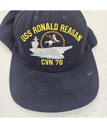 Vtg USS Ronald Reagan CVN 76 US NAVY Baseball Hat Cap By The Corps USA  - $23.25 CAD