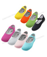 Womens Mary Jane Shoes Cotton Upper Flat Lolita Round Toe Ballet Colors ... - $167.17 MXN+