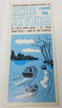 Western Kentucky Boating 1968 Foldout Brochure Paducah Ride Round the Rivers - £12.07 GBP