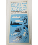Western Kentucky Boating 1968 Foldout Brochure Paducah Ride Round the Ri... - £11.91 GBP