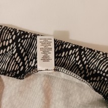 CATO Women's Black & White Elastic Waist Geometric Long Skirt Size 18/20W image 5