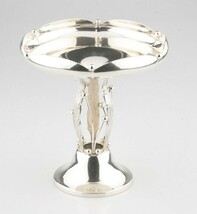 Vintage Américain Woodside de Bonne Qualité Co.Compote Argent Bol - $887.97