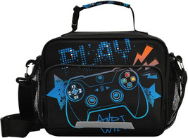 Reusable Insulated Lunch Bag, Video Game Weapon Gamer Play Gaming Durable - £12.66 GBP