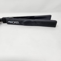 Wigo Onyx 1" Pro Total Ceramic Flat Iron 8 Settings Very Long Cord TESTED WORKS - £12.21 GBP