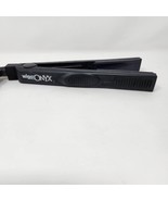 Wigo Onyx 1&quot; Pro Total Ceramic Flat Iron 8 Settings Very Long Cord TESTE... - £12.25 GBP
