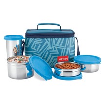 MILTON Delicious Combo Stainless Steel Insulated Tiffin with Jacket, Set... - $49.94