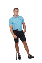 American Fit Polo Performance for Men Blue Alva Made in Peru (M) - $24.25
