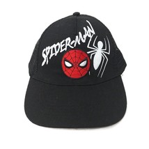 Spiderman Ball Cap Mesh Back Snapback Black Adjustable Marvel - £10.14 GBP