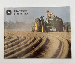 Vintage John Deere 31 To 54 HP Tractor Dealer Sales Brochure 1969 JD - £37.88 GBP