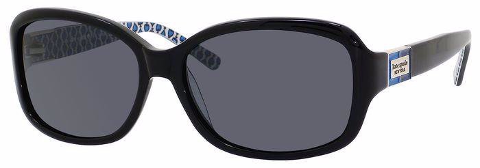 KATE SPADE ANNIKA/P/S Sunglasses EDP-BLCK-BLUES 56mm - $175.50