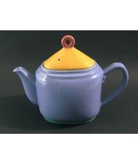 Vtg Lindt Stymeist Colorways Oval Teapot Retro Light Violet Purple Yello... - £18.83 GBP