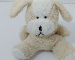 It&#39;s Greek Me ASI Tan beige white terry cloth plush puppy dog small mini... - £24.51 GBP