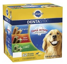  Pedigree DentaStix Dog Treats, Variety Pack (3.34 lbs., 62 ct.)  - $30.04