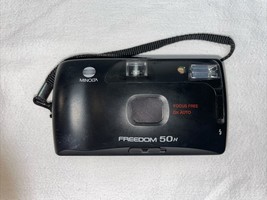 Vintage 35mm Minolta Freedom 50n Point and Shoot Film Camera - TESTED - ... - $18.81