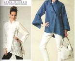 Vogue V1246 Misses 16 to 22 Designer Lynn Mizono Shirt Uncut Sewing Pattern - $22.26