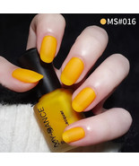 Yellow Matte Nail Polish | Quick-Dry Long-Lasting Fashion Lacquer | Vibr... - $11.10 CAD