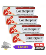 4 X Counterpain 120g Rouge Chaud Relief Musculaire Douleur Massage Analg... - €75,60 EUR
