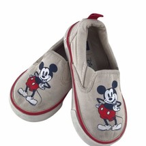 Disney Mickey Mouse Baby Gap Infant Toddler Slip-on Shoes Sneakers Size 6 - $14.00