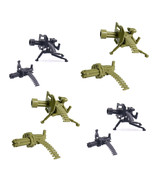 Heavy Tactical Gatling Gun Brick Accessory for Future Battle Dioramas - $7.76 CAD
