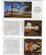 Kimbell Art Museum Brochure Fort Worth Texas 1970&#39;s - $34.61