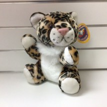 Vintage Circus Circus Las Vegas Reno Tan Leopard Plush Toy - £26.37 GBP