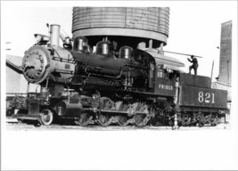 Vintage Frisco Line Railroad 821 Steam Locomotive T3-484 - £23.58 GBP