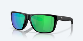 NEW Costa Del Mar BROADBILL II POLARIZED Sunglasses Black/Green Mirror 580P - $148.49