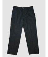 Carhartt B151 Canvas Dungaree Utility Work Carpenter Pants 42×34 Black L... - $23.75